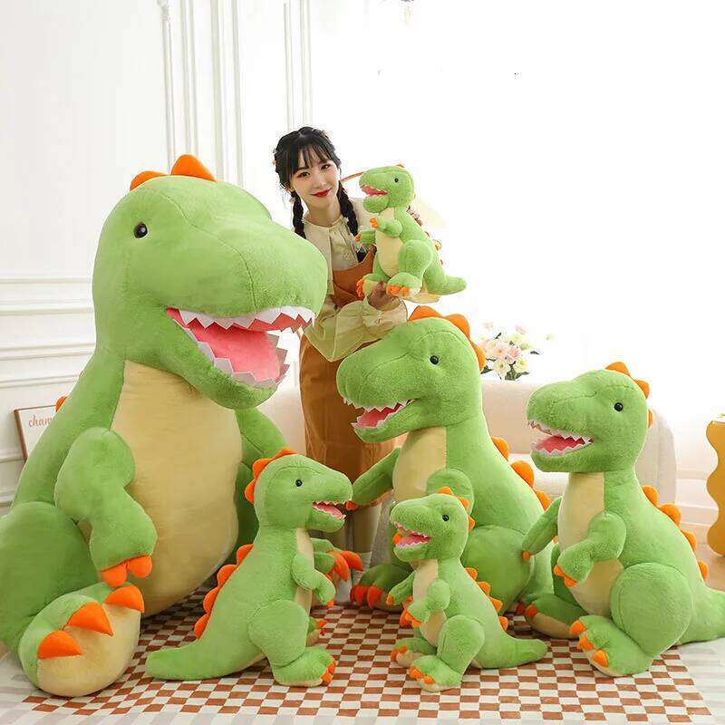 1pc 28cm/11.02in New dinosaur plush toy oversized Tyrannosaurus rex pillow rag doll Children's Day gift Y260128