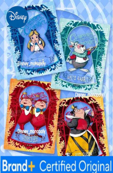 Disney New Card.Fun Genuine Alice in Wonderland Frozen Limited Animation Character Collection Card Children's Toy Christmas Gift H260129