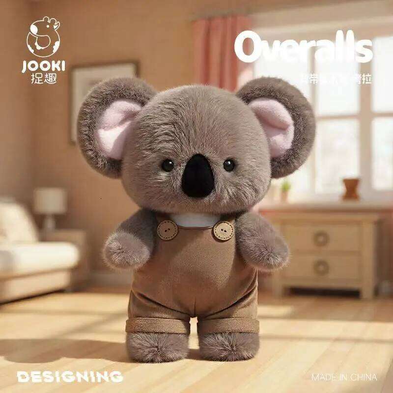 Latest Kawaii overalls, koala sparrow stuffed plush toys, cartoon anime cute children's birthday gifts, fun dolls for Halloween Y260128