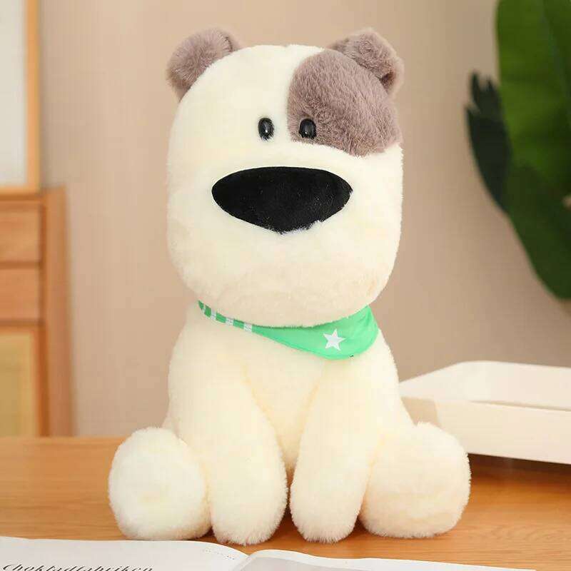 Girls holiday gift big nose children plush toys dog dolls Y260128