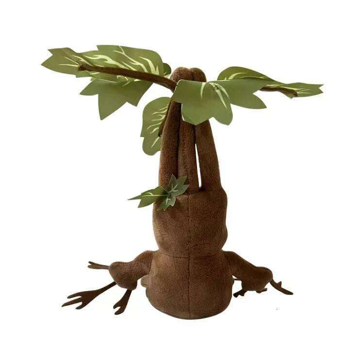 New Harries Mandrake Magic Elf Plush Doll Soft Potted Plant Stuffed Toys Movie Peripherals Pillow Ornaments Children Gifts Y260128
