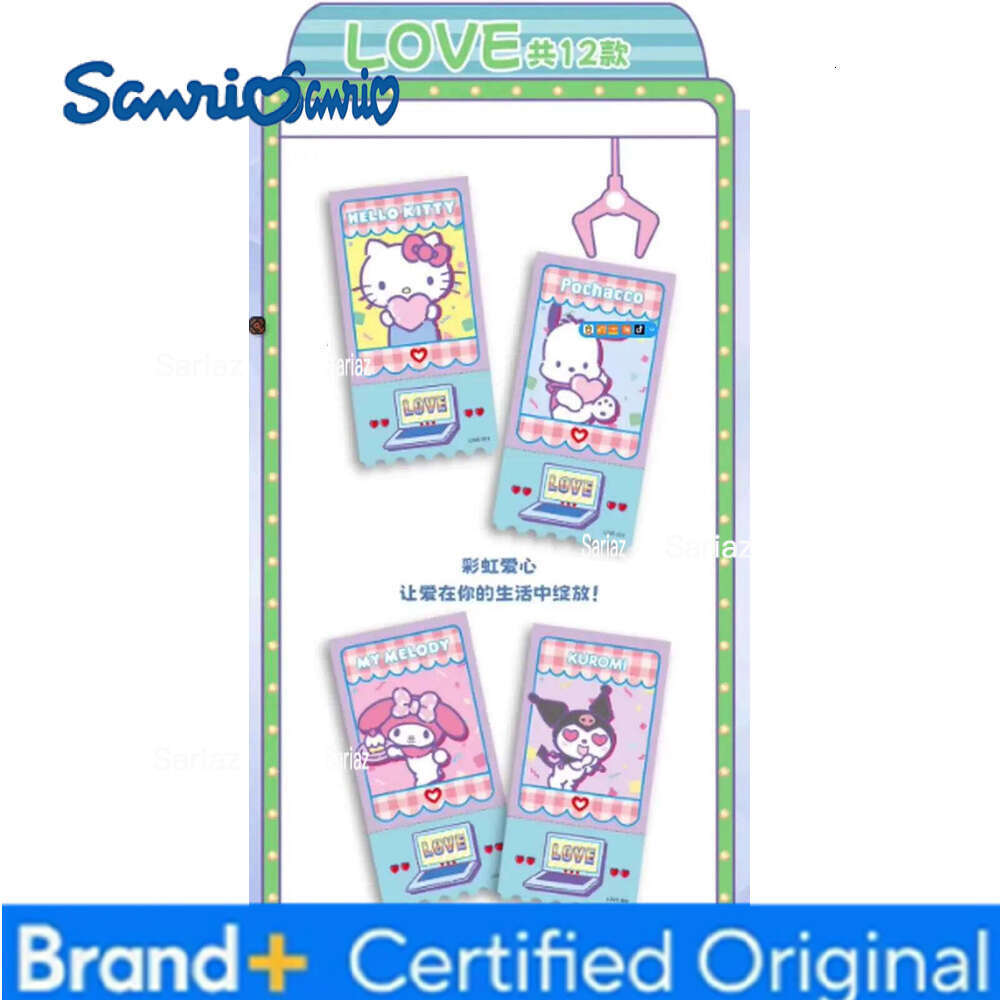 Sanrio New In Stock Melody Kuromi Ticket Stub Card Offline First Round Of Peripheral Collector Cards Festival Gifts H260130