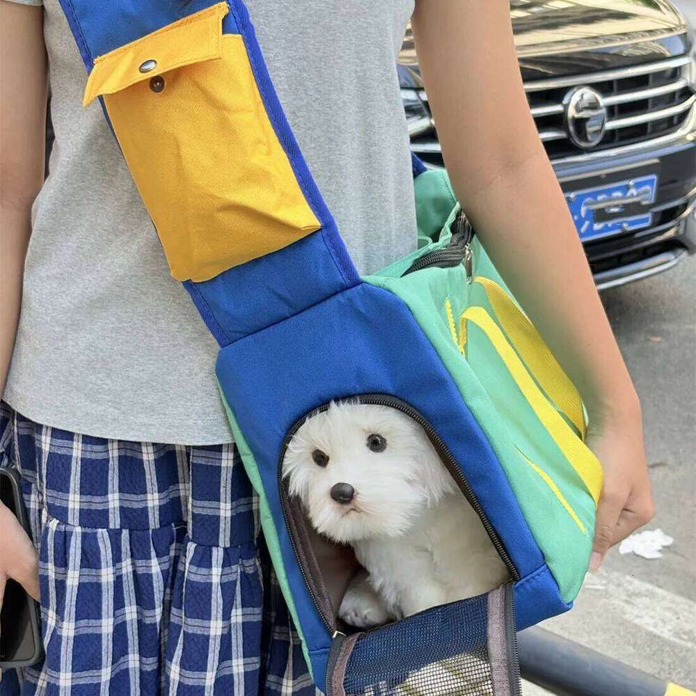 backpack ,cat and travel portable Crossbody Shoulder Bag, Waterproof Oxford cloth Pet one shoulder crossbody dog bag 26H0130