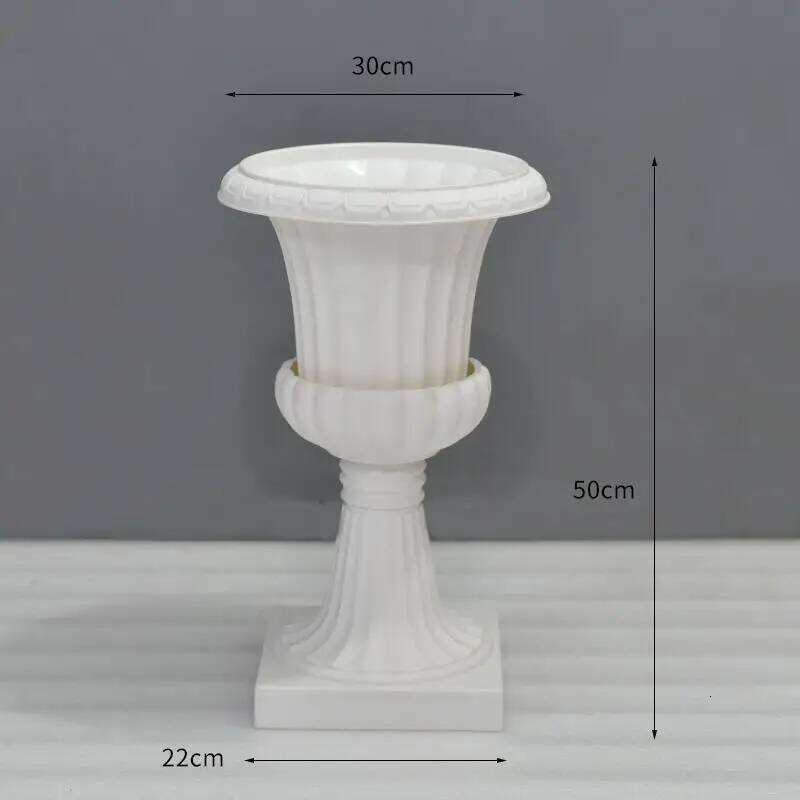 Roman Columns Upright Pillar Arches European Road Leading Wedding Party Scene Plastic Flower Pots Decorations prop W260130