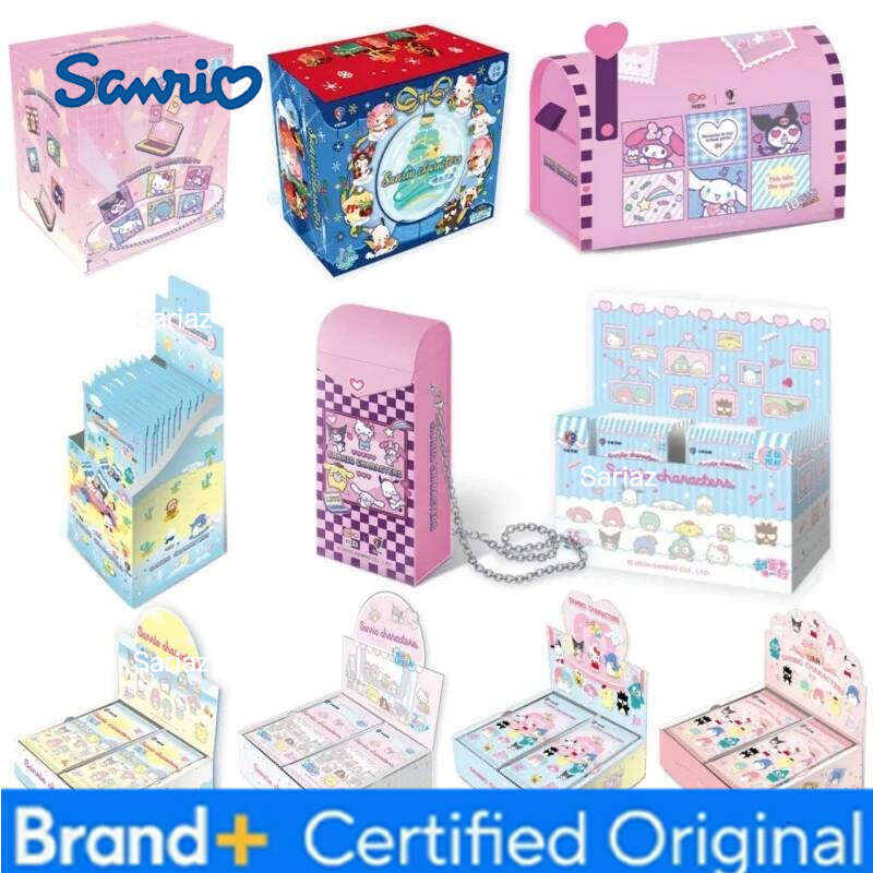 Sanrio KABAO Original Kuromi Hello Kitty My Melody Shining Collectible Game Trading Card Toys For Girl's Birthday Gift H260130