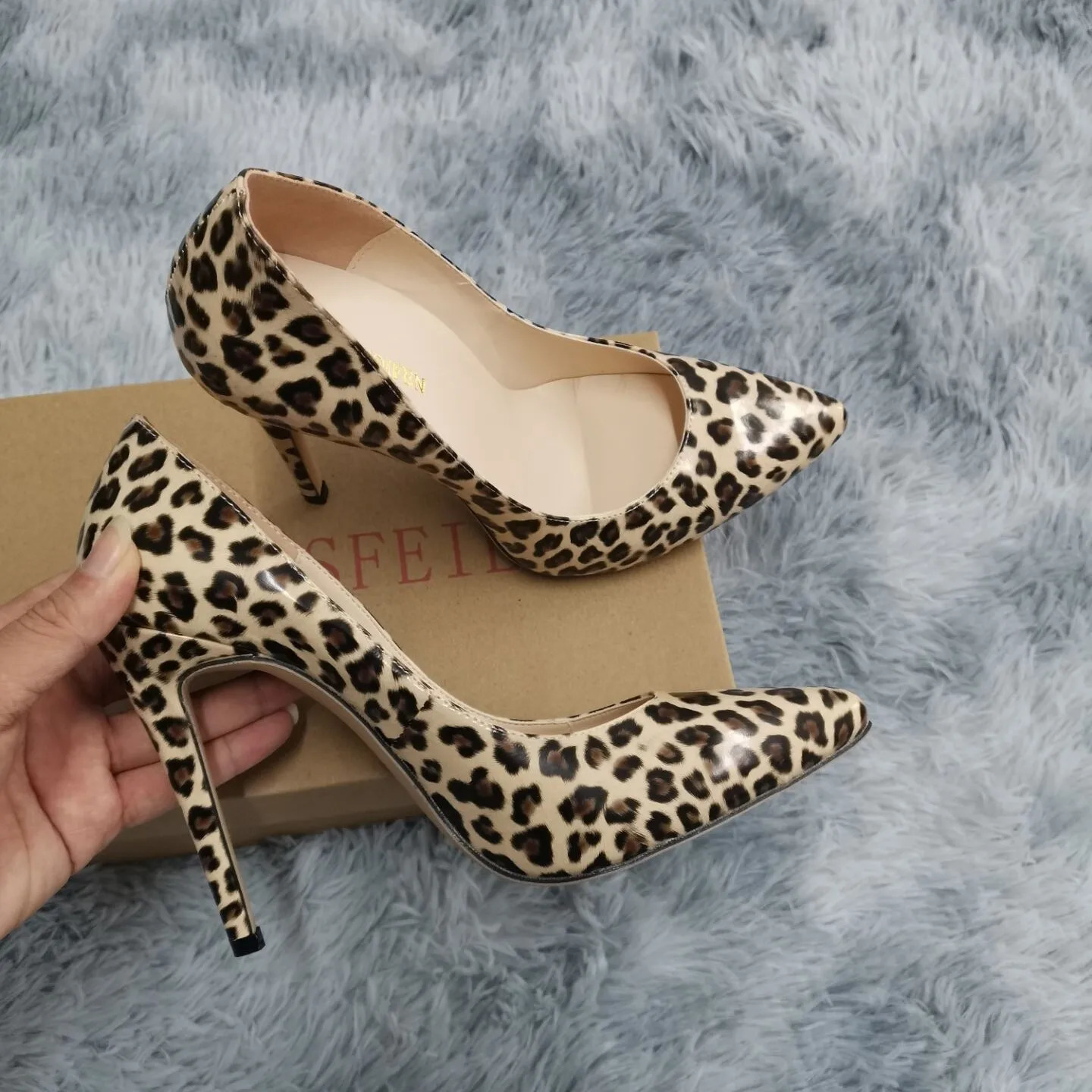 Women Pumps Sexy Leopard 11cm 9cm 5cm Pointed Toes Stripper High Heels White Zebra Pattern High-heeled Shoes Pole Dance Shoes 260123