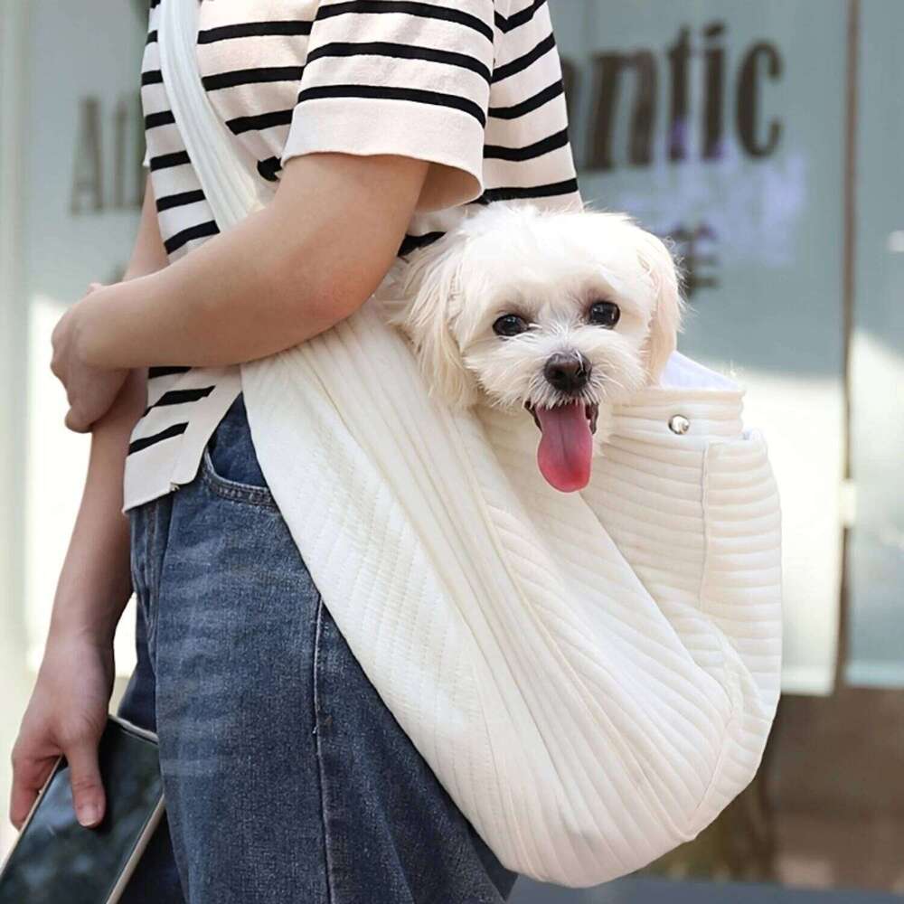 Comfortable Convenient Portable Dog Sling Carrier Small Cats Dogs - Perfect for Outdoor Travel and Pet Supplies 26H0130