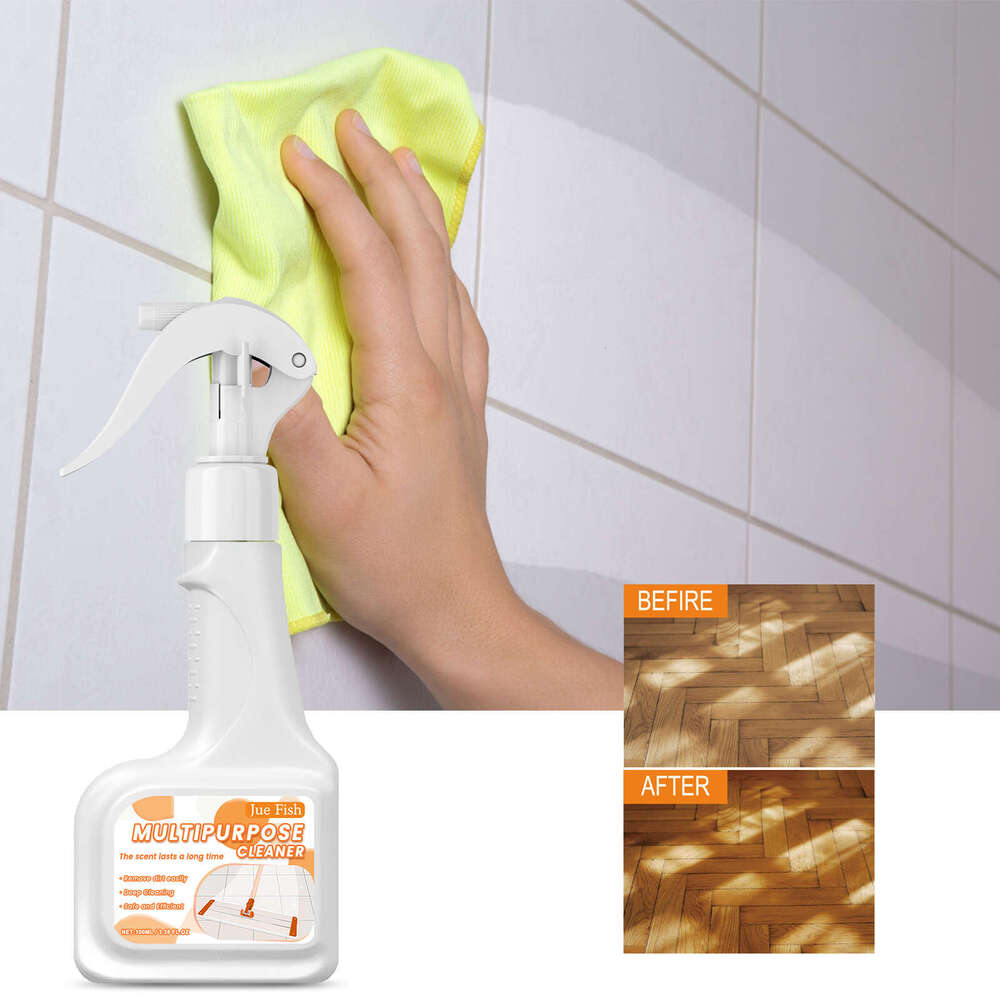 Jue-Fish Multi-Purpose for Wooden Furniture, Solid Wood Floors, Marble, Tiles, and Porcelain Stain Remover Cleaner S260130