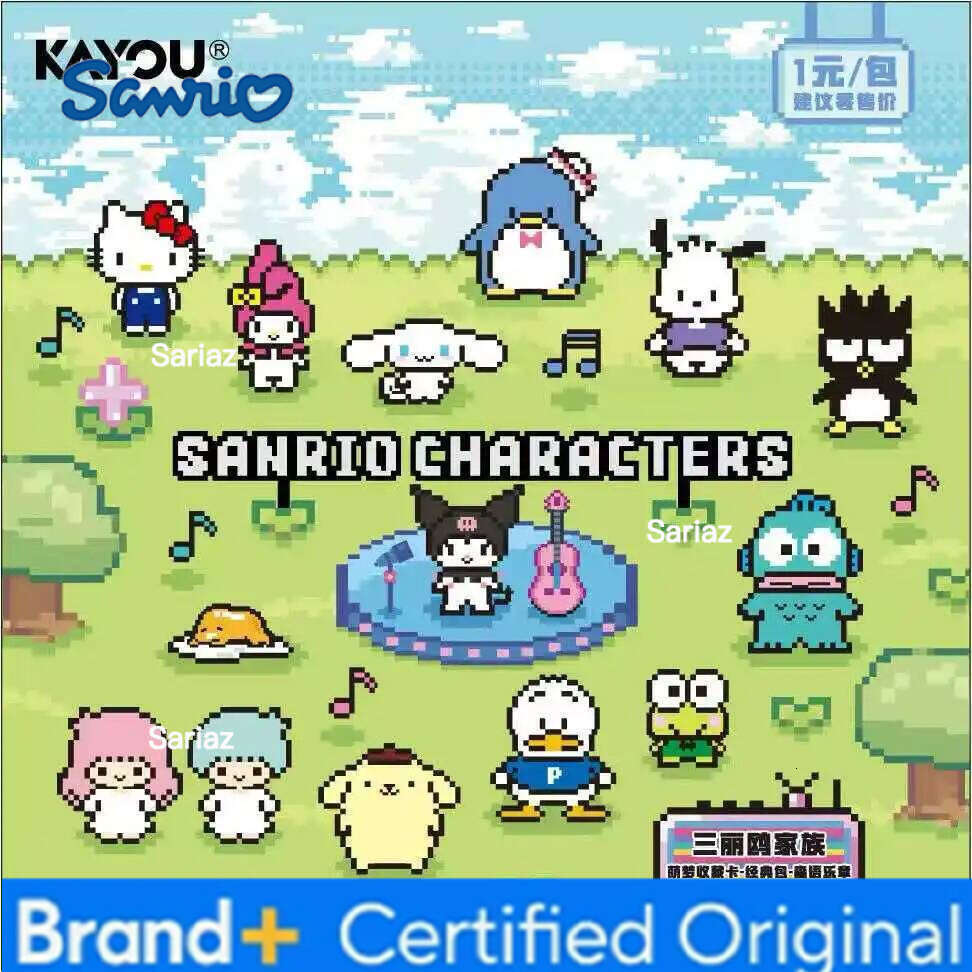 Sanrio KAYOU Genuine Forest Music Chapter Classic Bag Hello Kitty My Melody Life Diary Anime Collection Card Toys Gifts H260130