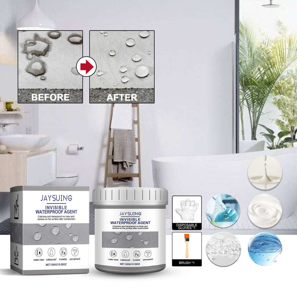 Jaysuing 300g Waterproof for Bathroom Pipes, Glass Doors and Windows, Multi-purpose Tile Sealant S260130