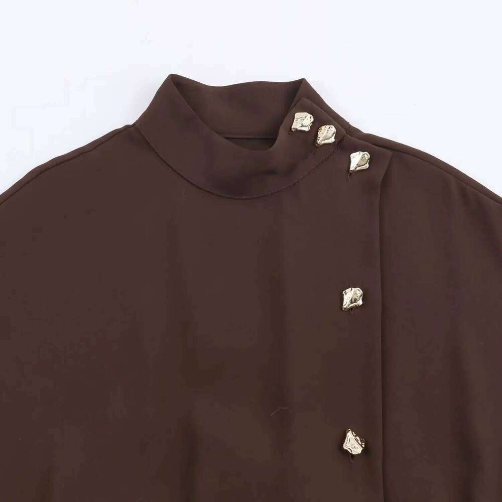 Woman Summer New Fashion Knitted With Belt Female High Street Party Long Lady Stand Collar Short Sleeve Casual Dress XJ260130