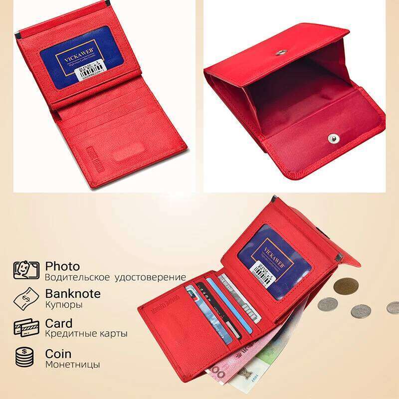 Mini Magnetic Women Short Genuine Leather Fashion Solid Hasp Wallet Female Small Sequined Woman Wallets And Purse Z260130