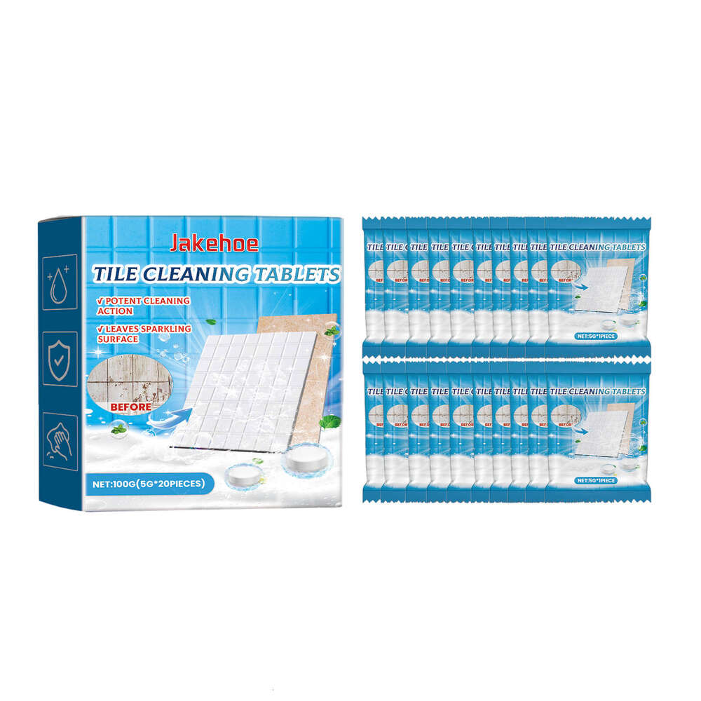 Jakehoe Cleaning Tablets Descaling Polishing Household Bathroom Kitchen Floor Tile Bathtub Cleaner S260130
