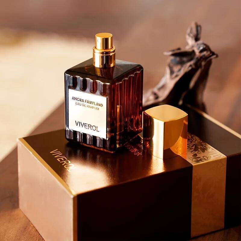 50ml Amber-Hued Gold-Capped Perfume Luxe Mystical Enchanting Eau De Parfum Long-Lasting Oriental Woody Floral Fragrance Spray H260130