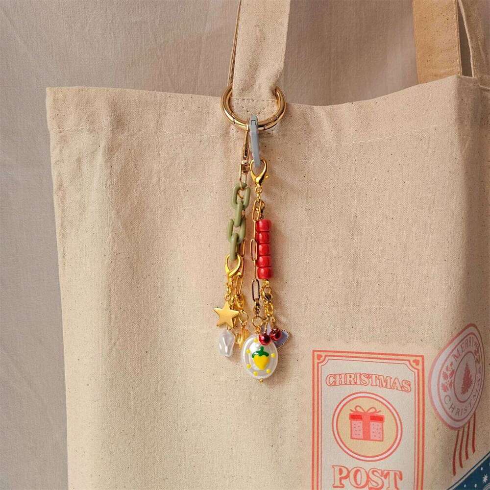 Fashionable simple and popular keychain DIY bag pendant with brooch charm women's accessories Z260130