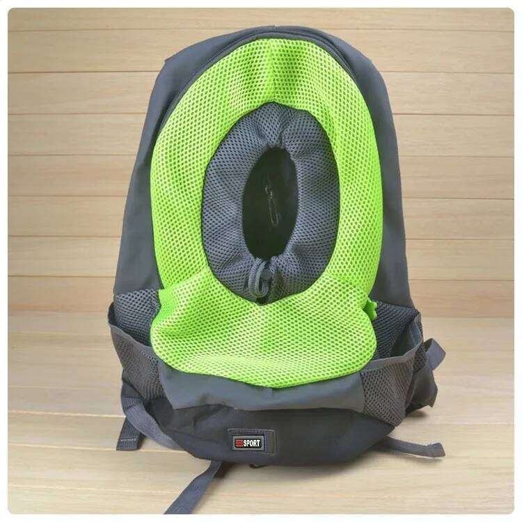 Carrier Backpack Portable Travel Pet Dog Front Bag Mesh Outdoor Hiking Head Out Double Shoulder Sports DB 26H0130