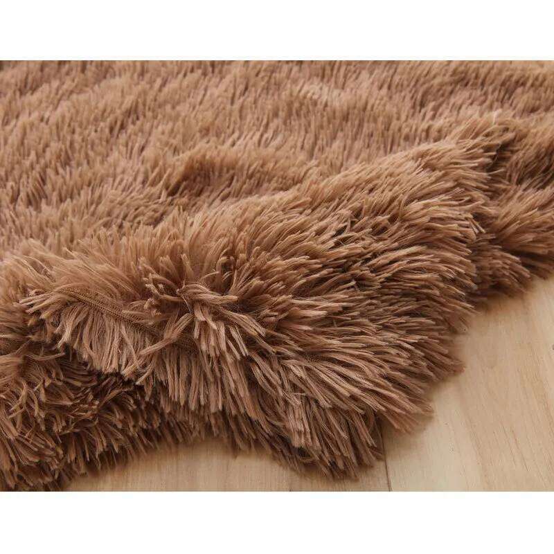 EFF Soft Pet Blanket Mat Warm Cat Sleeping Bed Mats Kennel Washable Long Plush Dogs Blankets Cover Winter Dog Supplies 26W01130