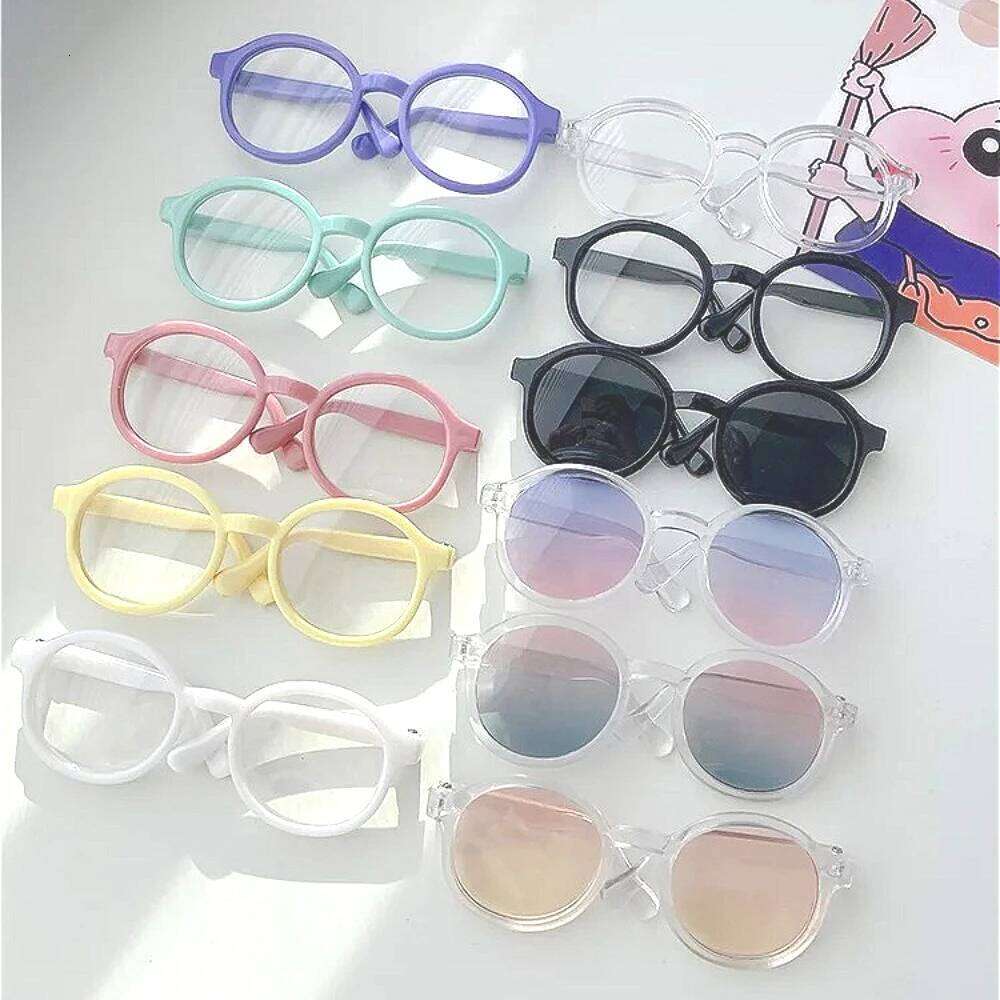 Fashionable Plastic For Labubu 3.0 Colorful Glasses Mix Match Doll Ornament Accessories Macaron BJD H260130