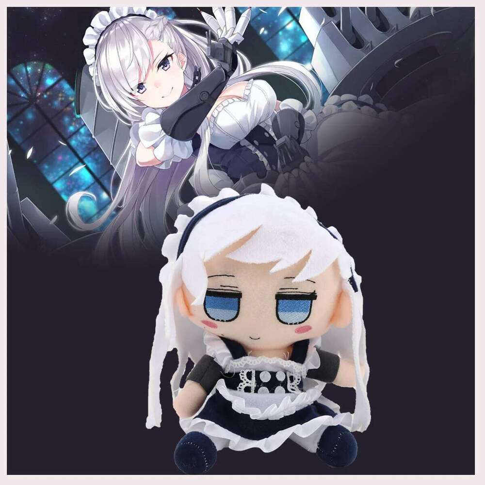 Kawaii Azur Lane Plush Game Anime Peripherals HMS Belfast Stuffed Toys kids Birthday Christmas Gift Room Decor Y260128