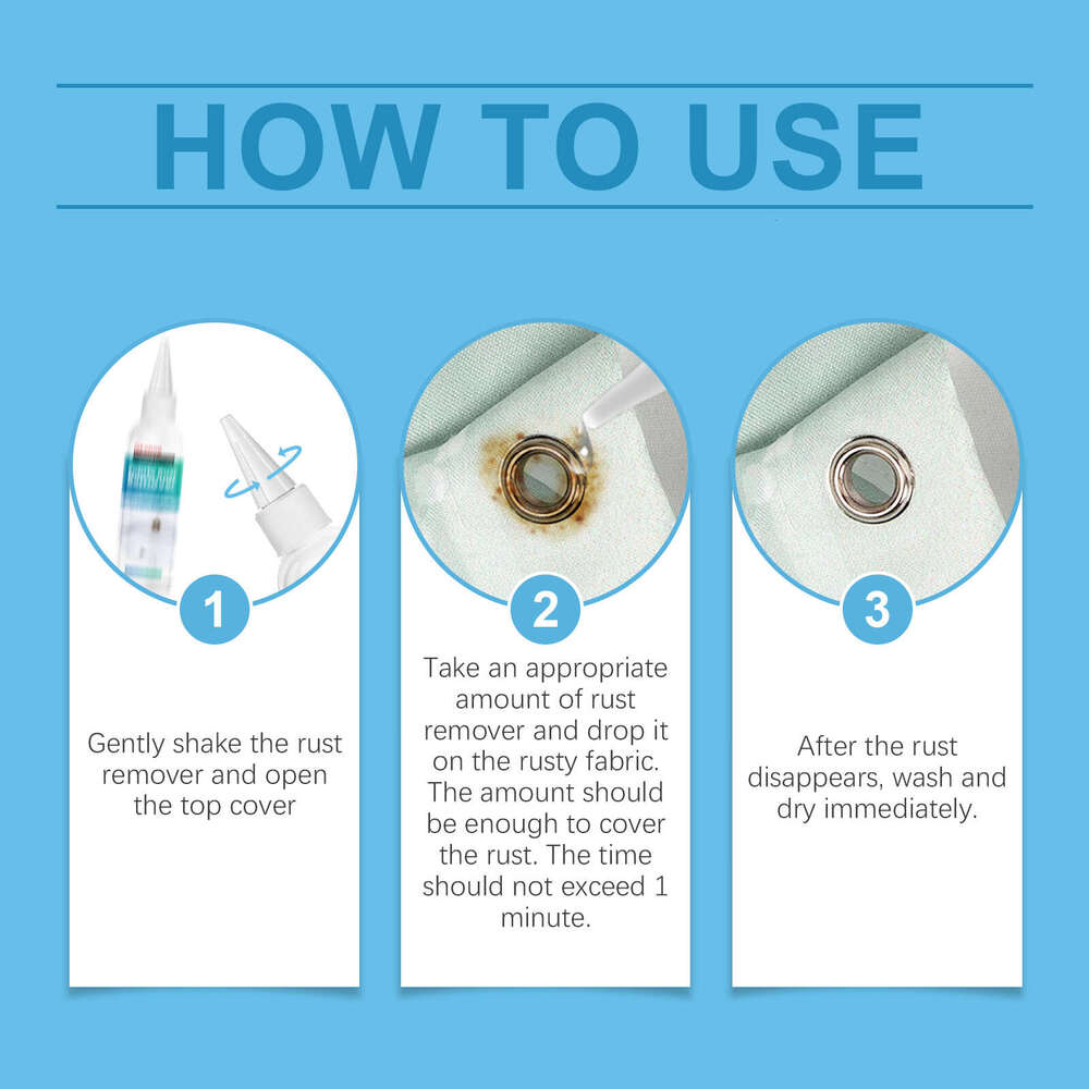 Jakehoe Fabric Clothing Cleaner Oil Water Coffee Stains Daily Cleaning Rust Remover S260130