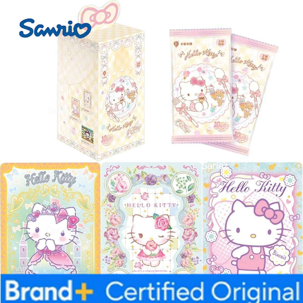 Sanrio Genuine Dream Tour Polaroid Cards Family HelloKitty Life Diary Anime Collection Card Toys Gifts H260130