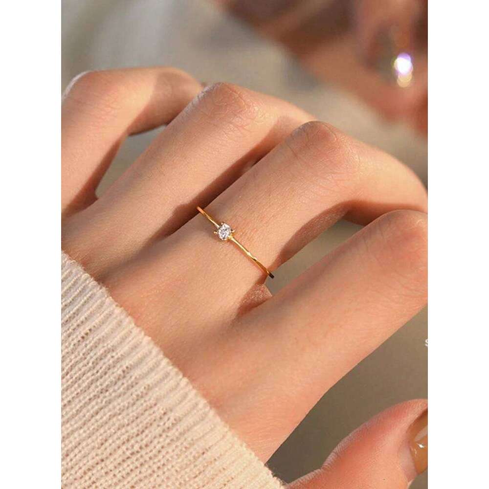 925 Sterling Silver Simplicity Classic Personalized Round Ring For Women Engagement Wedding Luxury High Quality Fine Jewelry XJ260130