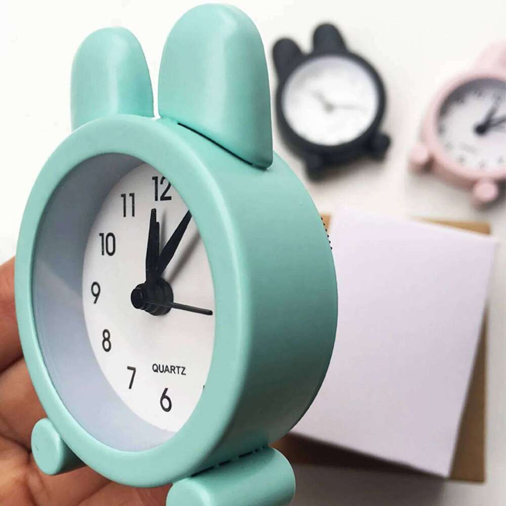 Creative Cute Mini Metal Electronic Small Alarm Clock W260130