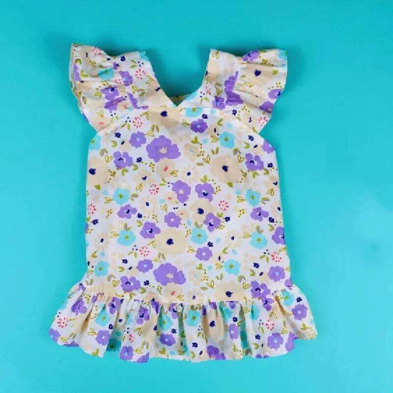 Large Floral Dress Spring Summer Dog Breathable Clothes for Medium Big Dogs Soft Pet Costume puppy pet clothes H260129