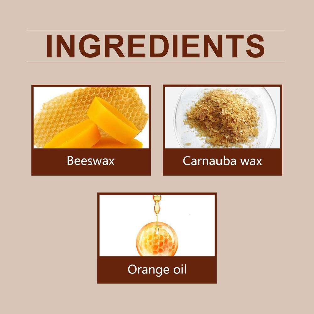 Jue-Fish Wax Oil Care Polish Cleaning Hydrophobic Maintenance Beeswax Wooden Floor Furniture Brightening Polishing S260130