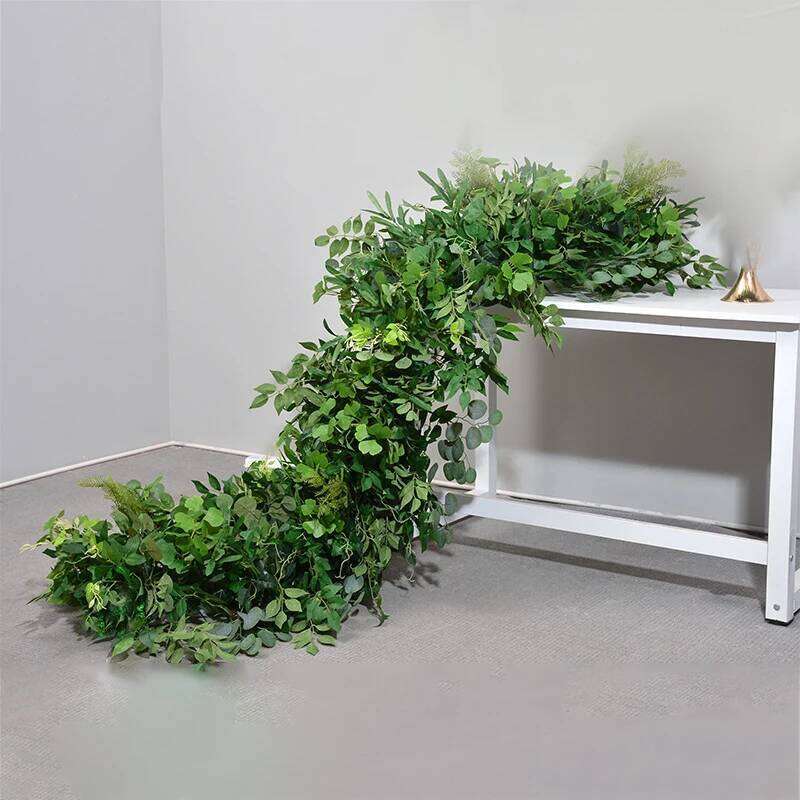 Greenery plant Leaves Flower Arrangement Wedding Backdrop Props Party Arch Hanging Floral Stage Floor Flowers Decor props Y260130