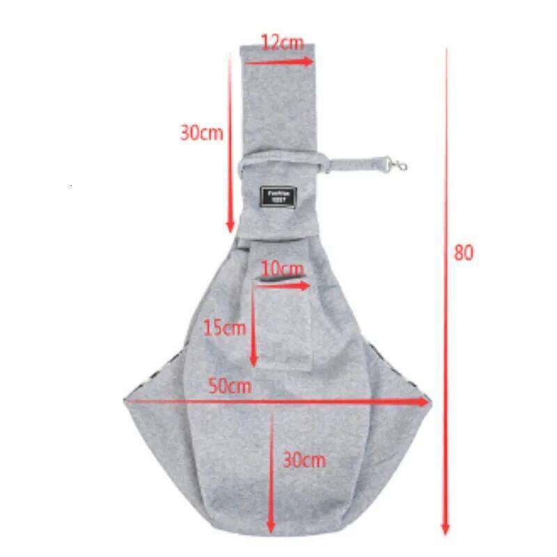 1pcs Pet Denim Backpack Dogs & Cats Durable Cotton-Blend Fabric Shoulder/Crossbody Bag for Outdoor Walks 26H0130