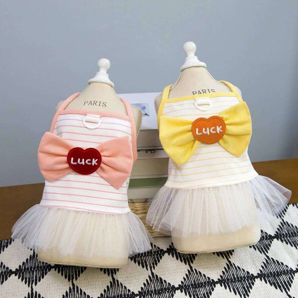 Sweet Lucky Princess for Small Dogs Spring Summer Puppy Lace Tutu Dress Chihuahua Dog Skirt Pet Apparel H260129