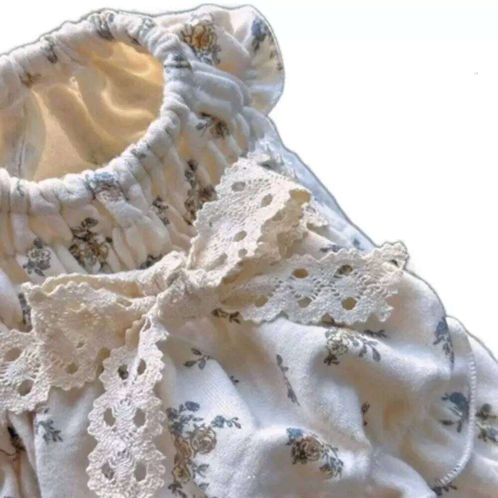 Autumn/Winter Pet Floral Retro Bubble Skirt Plush Soft Dress Teddy Warm Coat Puppy Clothes Dog Dresses for Small Dogs H260130