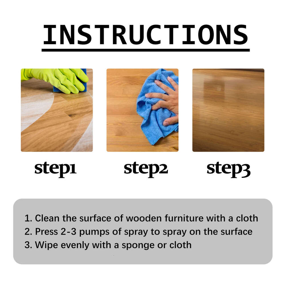 Jaysuing Beeswax Wood Furniture Floor Polishing Scratch Renovation Care Spray S260130