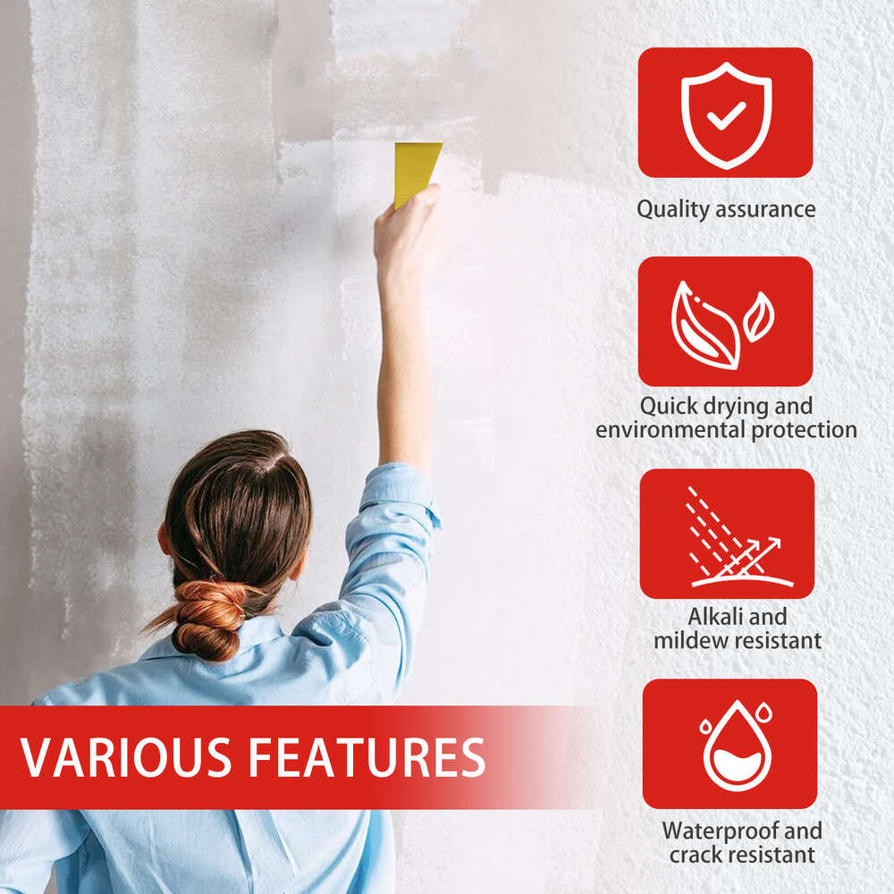 Jue-Fish 300g Home White Mold Graffiti Stain Renovation Crack Repair Wall Paste S260130