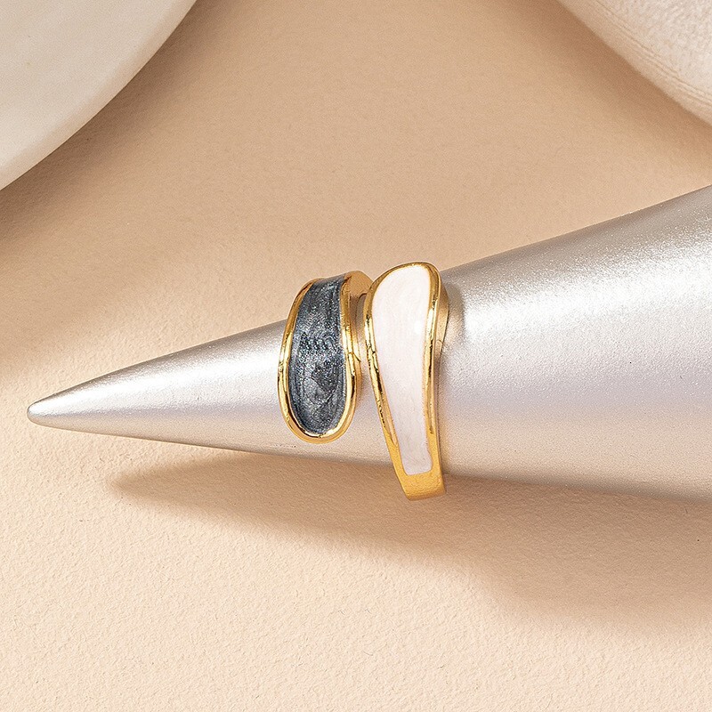 25 Years of Fashion Pressure Open Non-Fading Oil Drip Simple Minimalist Style Couple Ring Exclusive