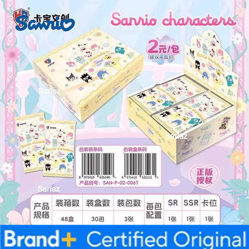 Sanrio Family Polaroid Cards Heartbeat Wink Life Diary HelloKitty My Melody Pink Cute Collection Card Toys Gifts H260130