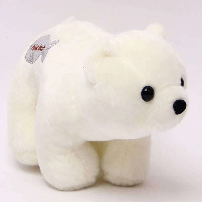 25cm Lovely White and Brown Polar Toys Cute Soft Stuffed Animal Plush Bear Dolls Kids Birthday Gift Y260128