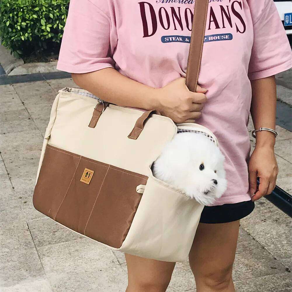 for Cats Dog, Traveling Pets Shoulder bag,Polyethylene foam cotton Interlayer,Car Seat Pet Protection Travel Carrier 26H0130