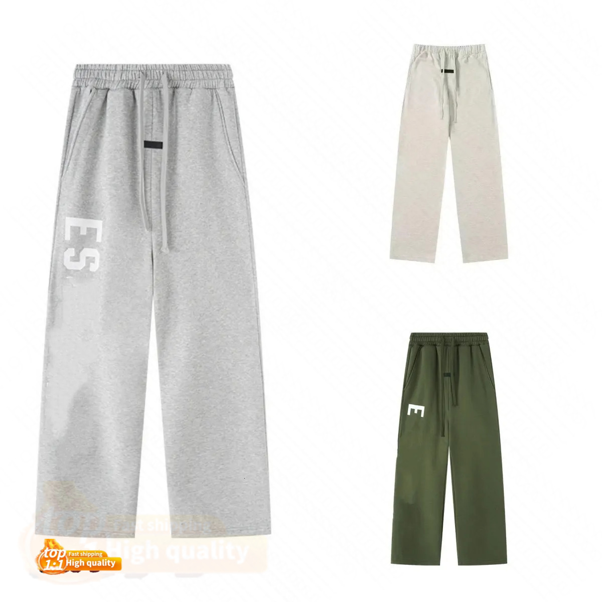 Designer ess women mens Pants Quality Paint style printed Fashion High short pants Jogger Men's women Sweatpants Hip Hop Rock Street clothing US Size S-XL ad