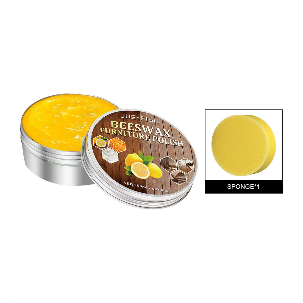 Jue-Fish Solid Floor Stain Removal Maintenance Care Red Wood Furniture Polishing Wax S260130