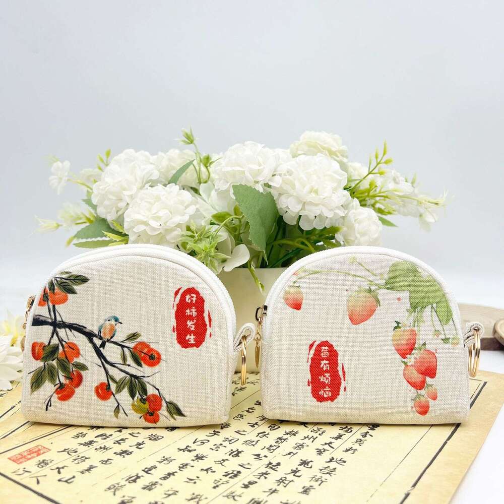 Source Factory Custom Digital Heat Transfer Coin Purse Shell Storage Small Bag Handmade Wallet Card Holder MASA