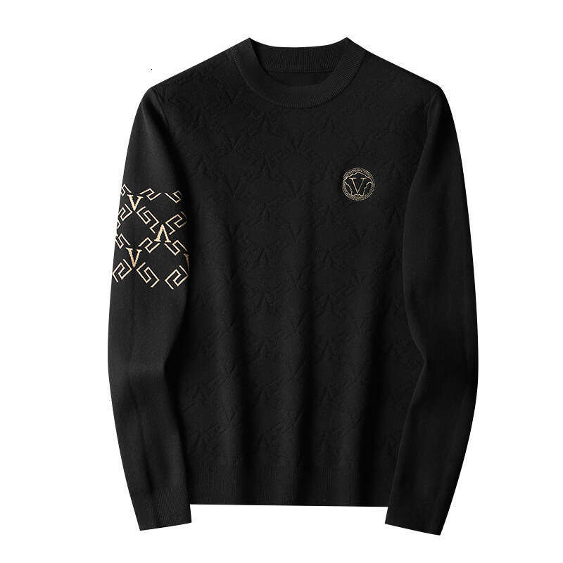 New Arrivals Winter New Men's Woolen Round Neck Knitted Base Shirt Youth Fashion Sweater Men