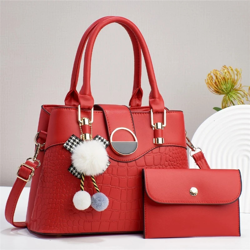 Large Capacity Soft Leather Tote Bag with Niche for Handbags Exquisite Women Commuting Shoulder Underarm Bag 260129