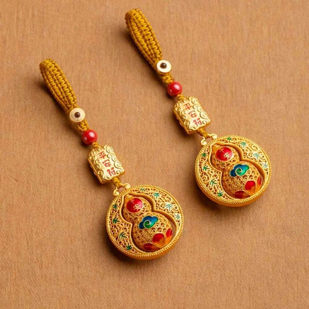 Lucky National Trend High-end Pendant Phone Keychain Ornament Vintage Bag Creative Gift for Men and Women