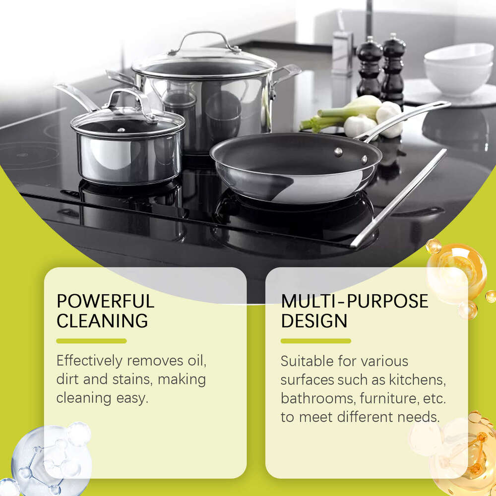 Jue-Fish Multi-Purpose Cleaning Paste Household Kitchen Bathroom Furniture Oil and Water Stain Multi-Functional Cleaner S260130