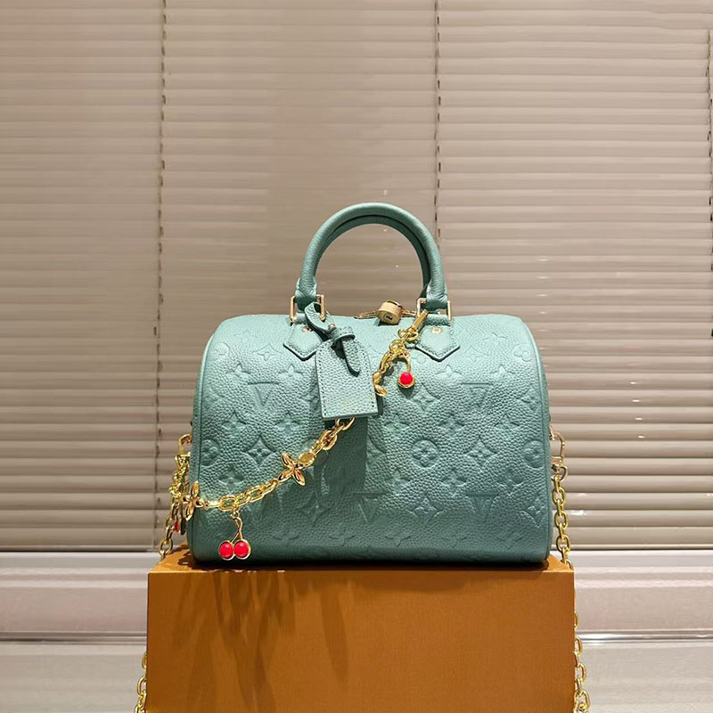 PINK P9 Boston Soft tote bag leather shoulder bags pillow luxury handbag women speedytotes leather crossbody 30 cm designer bag purse M24433 M24424 TOP QUALITY