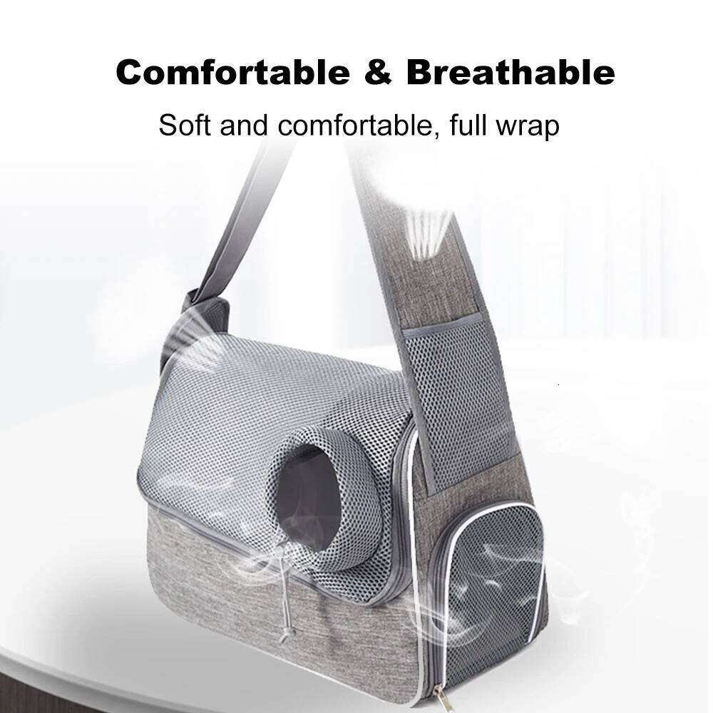 Cat Breathable Outing Shoulder Bag Portable Pet Carrier for Small Dogs and Cats Comfortable Ventilation 26H0130