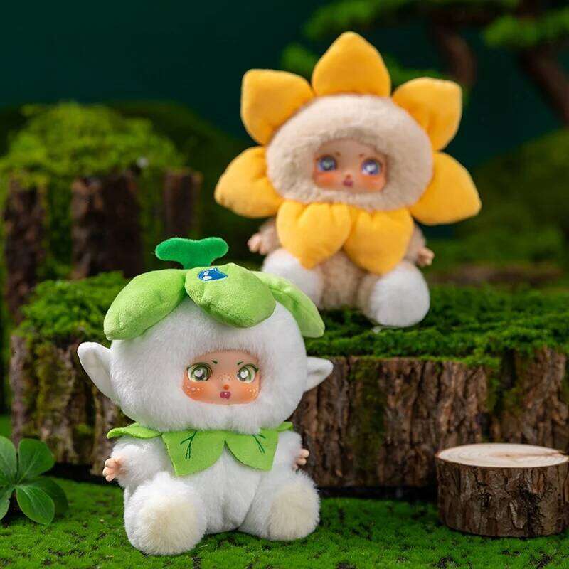 14cm Cute Party Vinyl Popular Stuffed Flower Baby Plush Toys Kids Creative Gifts Bag Pendant Y260128