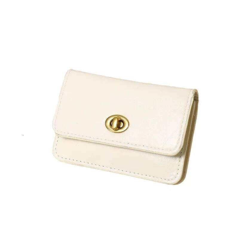 New Solid Color Women Wallet Multi Layer Slot Purse Card Holder Photo Coin Storage Organizer Fashion Leather Bag Z260130